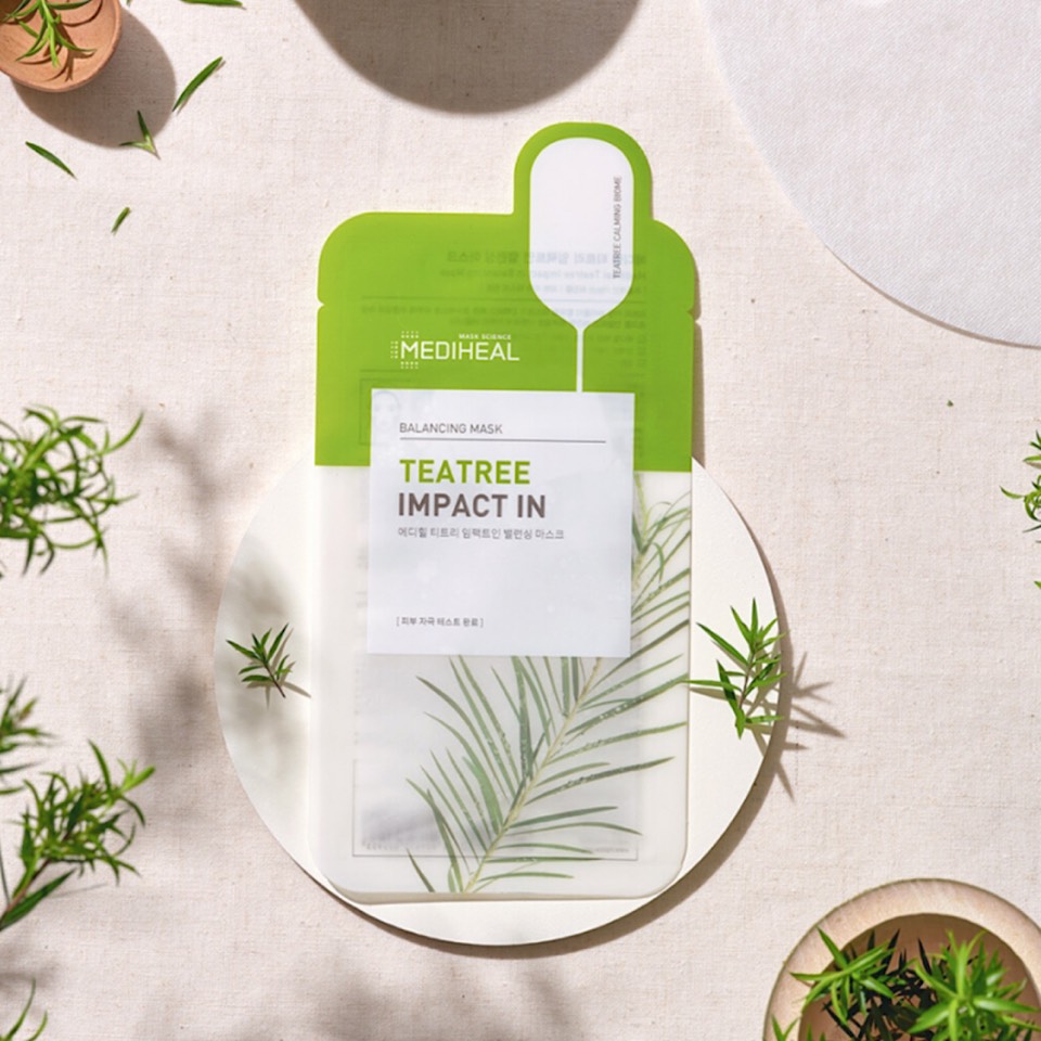 Mặt nạ MEDIHEAL Tea Tree Impact In Balancing Mask 24ml